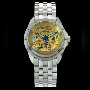 ANDROID Concept T Skeleton Stainless Steel Watch Ad262
